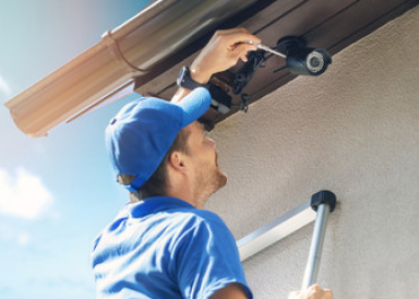 security camera installation